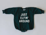 Little Joy Co. Just Elfin' Around Sweatshirt Romper - Everetts Place Boutique - 