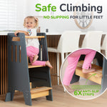 Standing Toddler Tower with Sliding Safety Door by Ocodile.com at Everetts Place