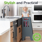 Standing Toddler Tower with Sliding Safety Door by Ocodile.com at Everetts Place