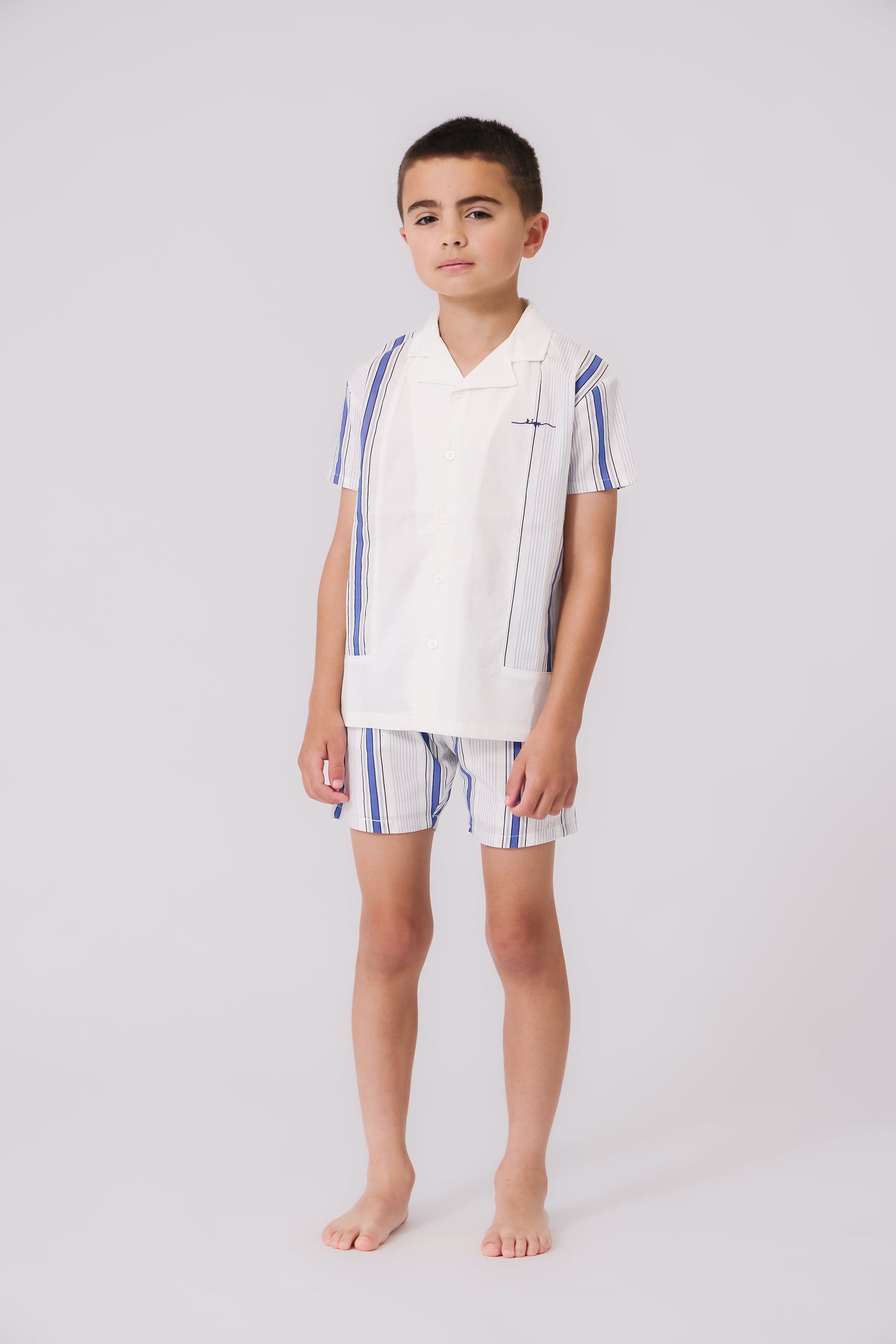 Kipp Collection Luke Shorts With Stripe Detail For Everyday Wear