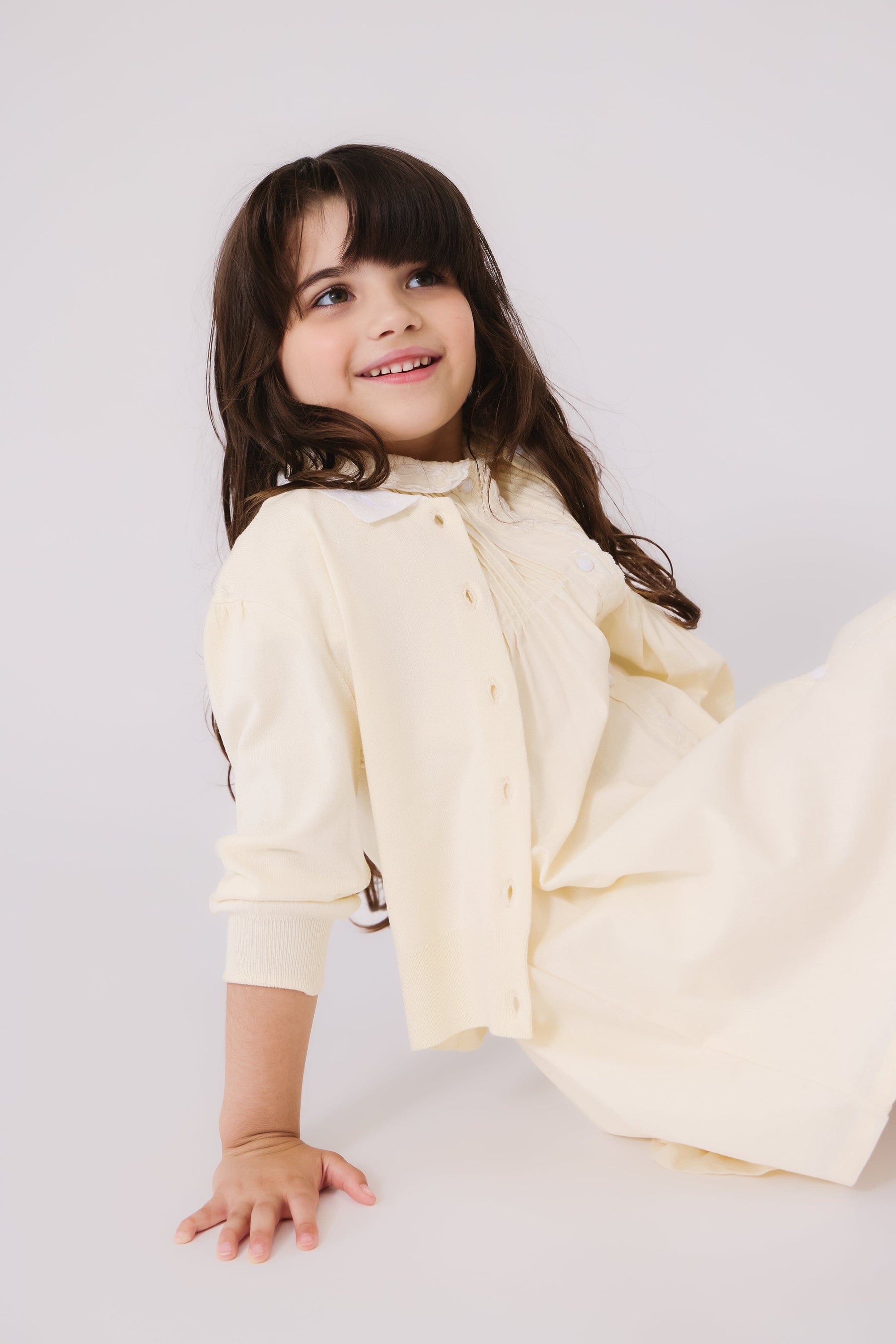 KIPP Collection Cardigan Fine Knit Three Quarter Sleeve Button Collar for Women by KIPP™ Collection at Everetts Place