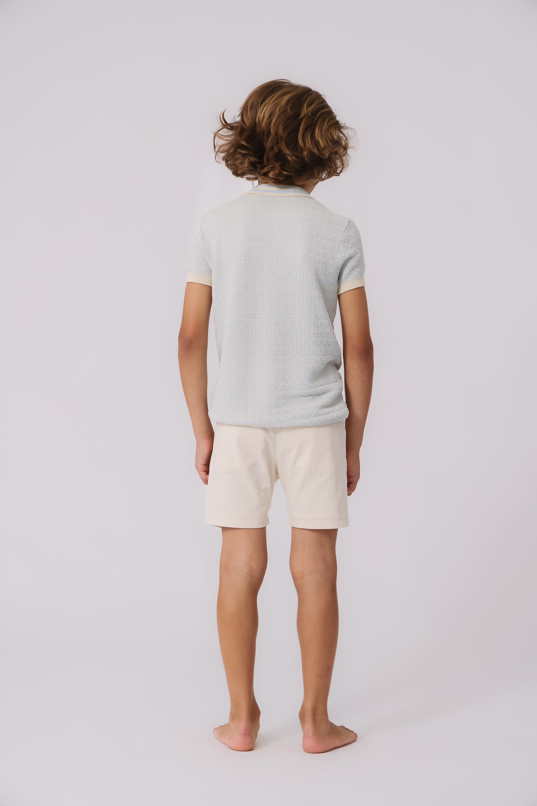 KIPP Collection Lightweight Knit Polo Sweater with Collar Trim for Everyday Wear by KIPP™ Collection at Everetts Place