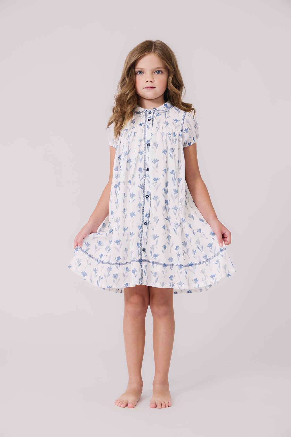 KIPP Collection Dress With Floral Print Short Sleeve For Girls by KIPP™ Collection at Everetts Place
