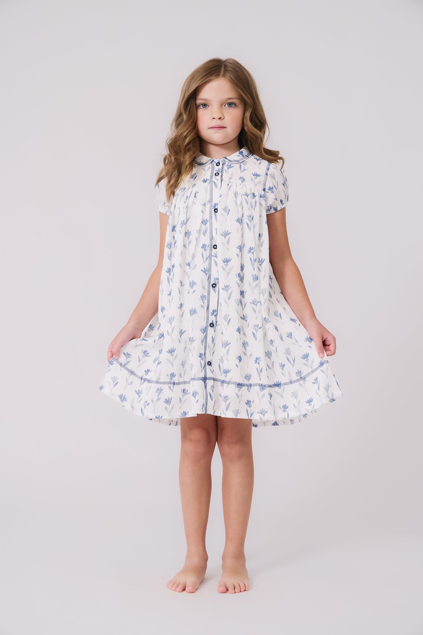 KIPP Collection Dress With Floral Print Short Sleeve For Girls by KIPP™ Collection at Everetts Place