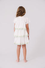 KIPP Collection Dress with Yellow Floral Detailing and Scalloped Edges for Girls by KIPP™ Collection at Everetts Place