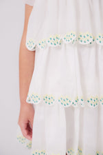 KIPP Collection Dress with Yellow Floral Detailing and Scalloped Edges for Girls by KIPP™ Collection at Everetts Place