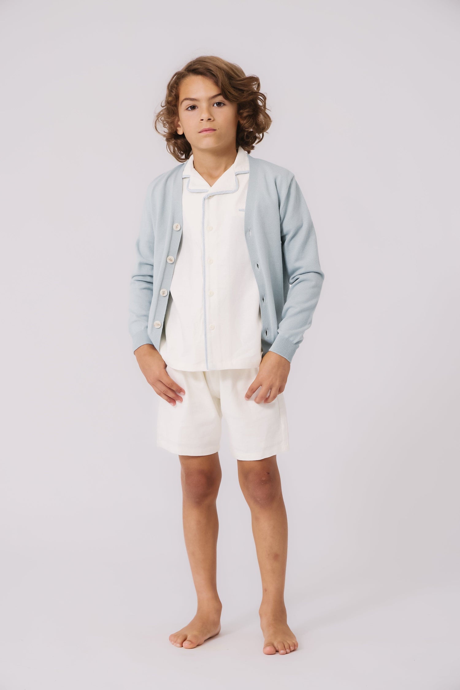 KIPP Collection Long Sleeve Knit Cardigan With Patch Detail For Office Wear by KIPP™ Collection at Everetts Place
