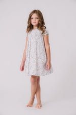 KIPP Collection Dress With Floral Print Back Bow and Ruffle Trim For Girls by KIPP™ Collection at Everetts Place