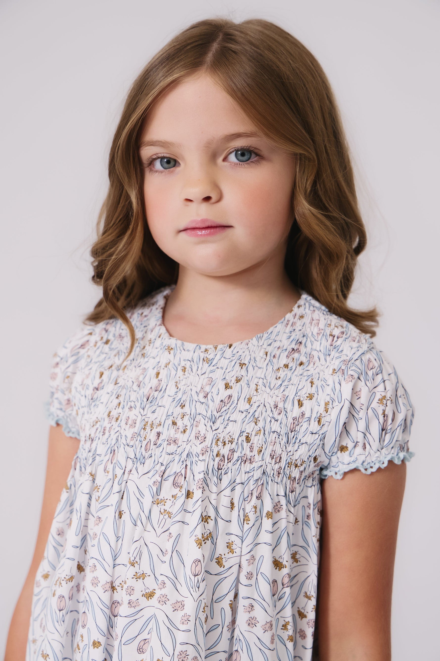 KIPP Collection Dress With Floral Print Back Bow and Ruffle Trim For Girls by KIPP™ Collection at Everetts Place