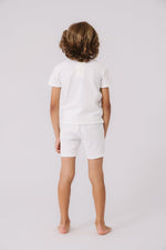 KIPP Collection Elasticized Textured Shorts with Double Button Detail for Women by KIPP™ Collection at Everetts Place
