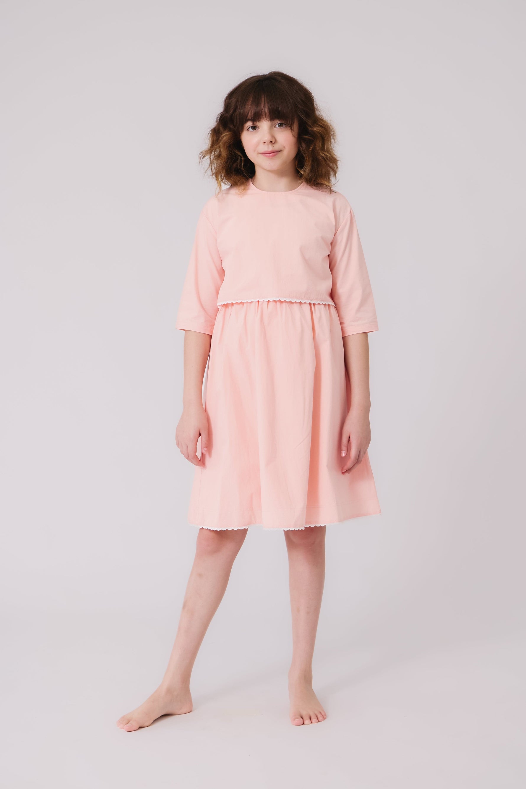 KIPP Collection Boxy Crop Top With Scalloped Trim For Women by KIPP™ Collection at Everetts Place