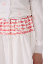 KIPP Collection A-Line Skirt with Elastic Waistband and Smocked Detail for Women by KIPP™ Collection at Everetts Place
