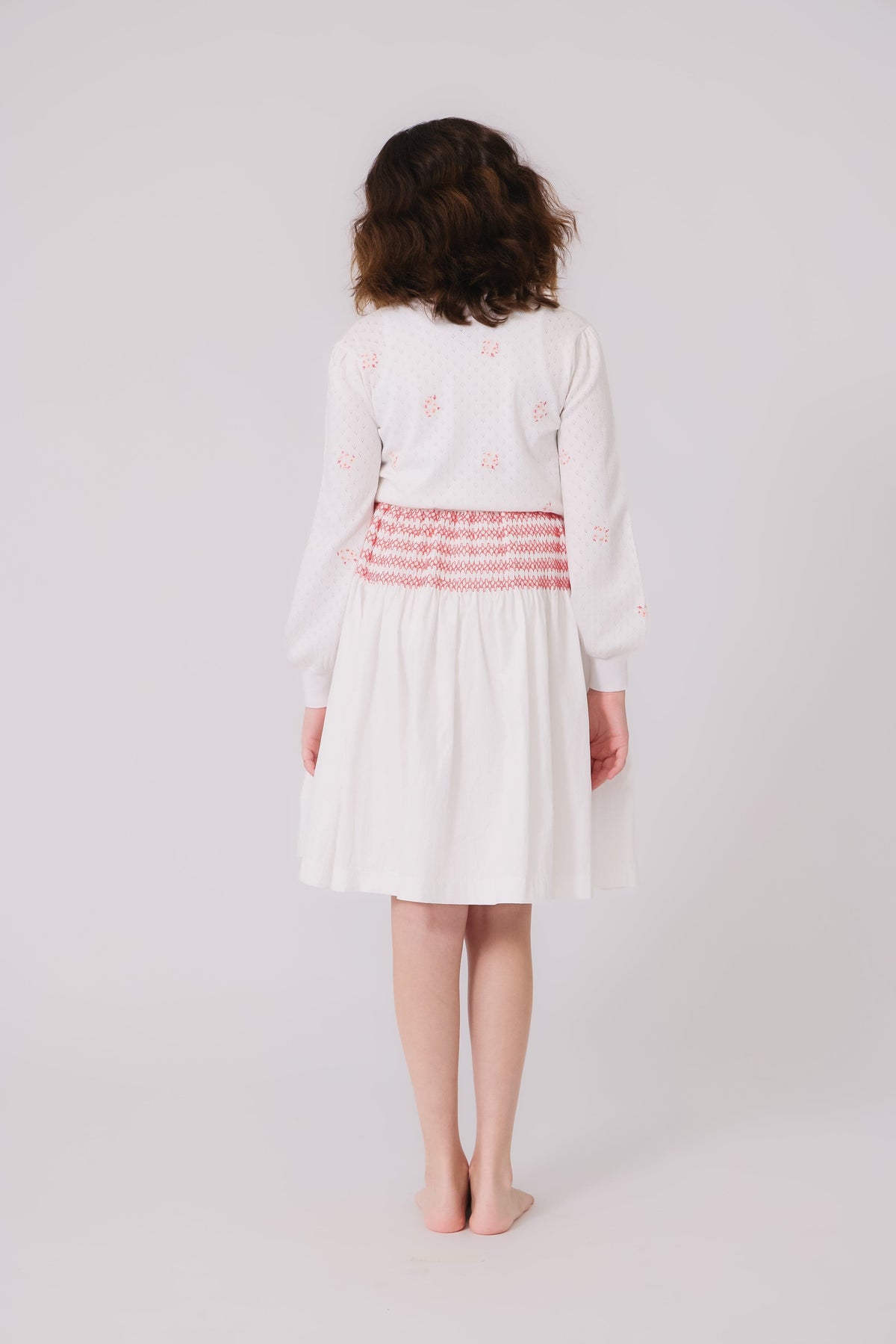 KIPP Collection A-Line Skirt with Elastic Waistband and Smocked Detail for Women by KIPP™ Collection at Everetts Place