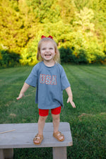 USA Daisy Oversized T-Shirt by Little Joy Co. at Everetts Place