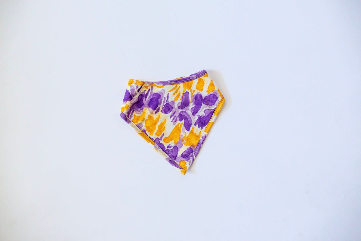 Tie Dye Baby Bib | Soft Absorbent Feeding Bib by Rayn’s Tiny Stitches