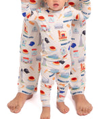 My First Windy City Toddler Bamboo Pajamas | Chicago Toddler Pajama Set by Rayn’s Tiny Stitches