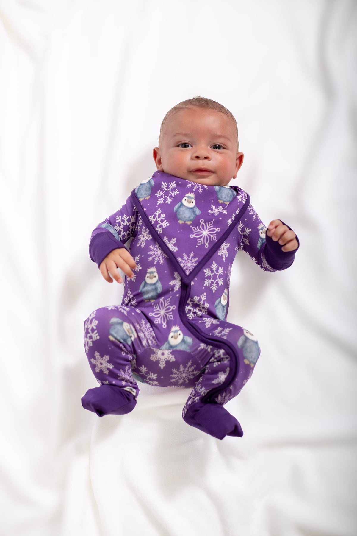 My First Snow Fall - Penguin Onesies by Rayn’s Tiny Stitches
