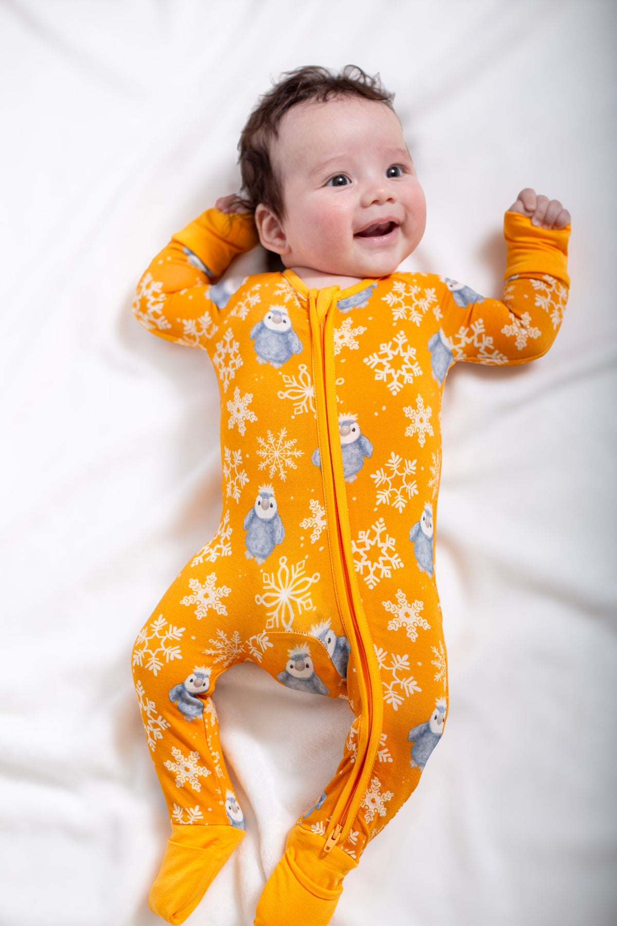 My First Snow Fall - Penguin Onesies by Rayn’s Tiny Stitches