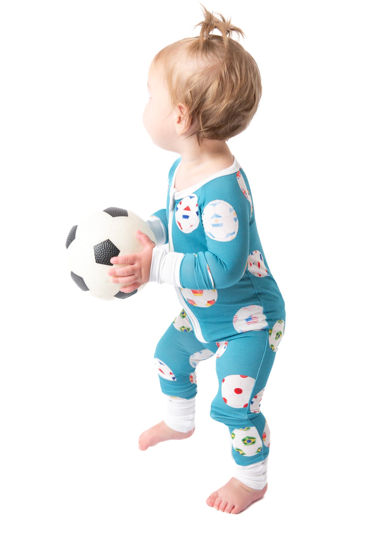 My Soccer Outfit Bamboo Baby Onesie | Soccer Baby Outfit by Rayn’s Tiny Stitches