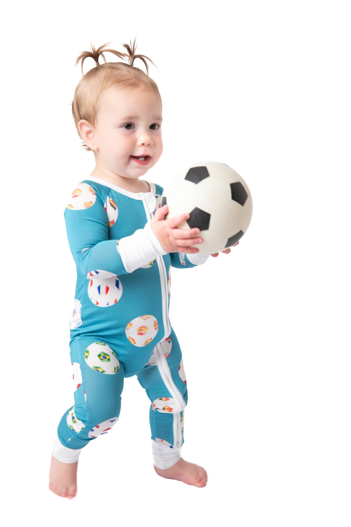 My Soccer Outfit Bamboo Baby Onesie | Soccer Baby Outfit by Rayn’s Tiny Stitches
