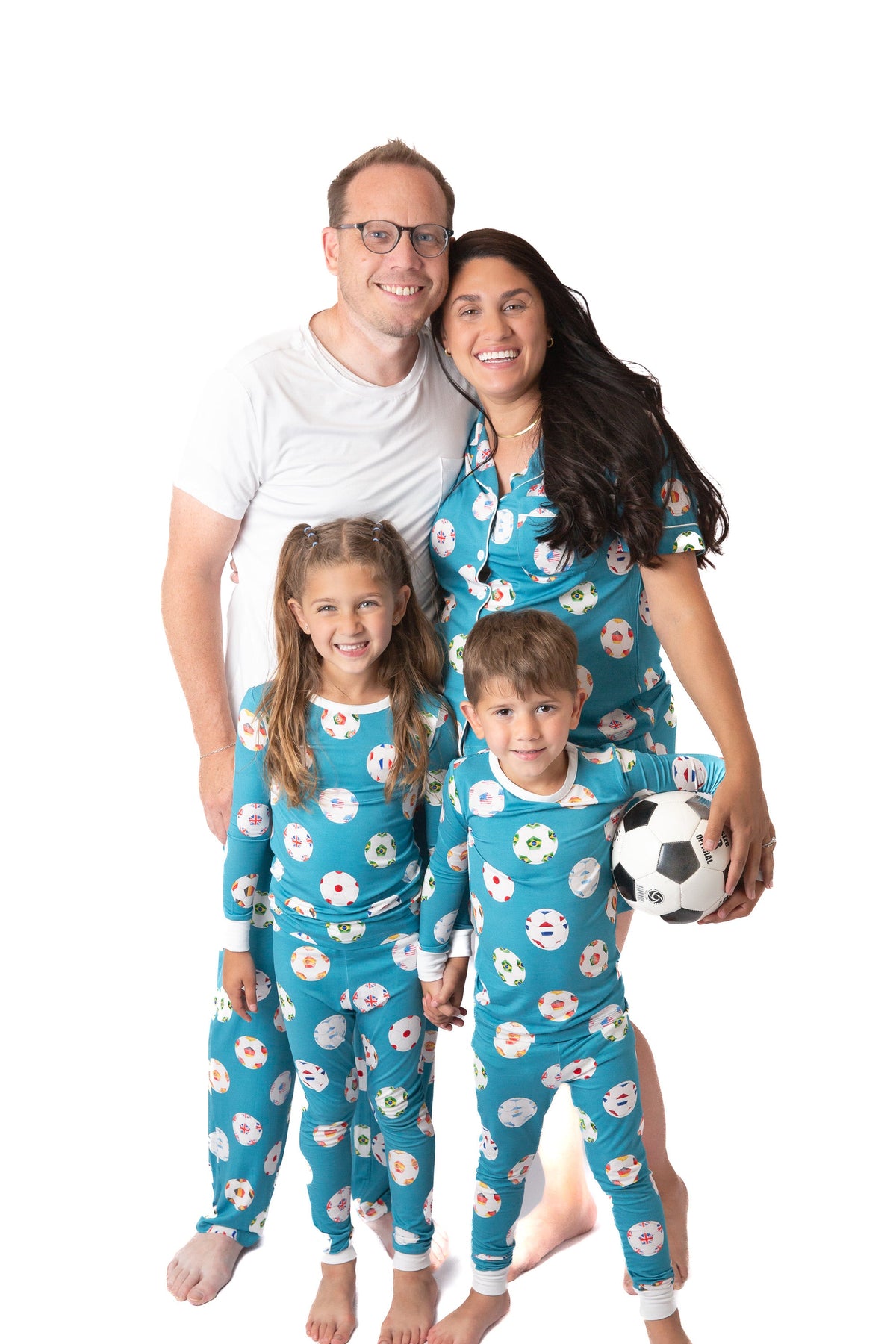 My First Soccer Match Men’s Bamboo Pajamas | Soccer Sleepwear Set by Rayn’s Tiny Stitches