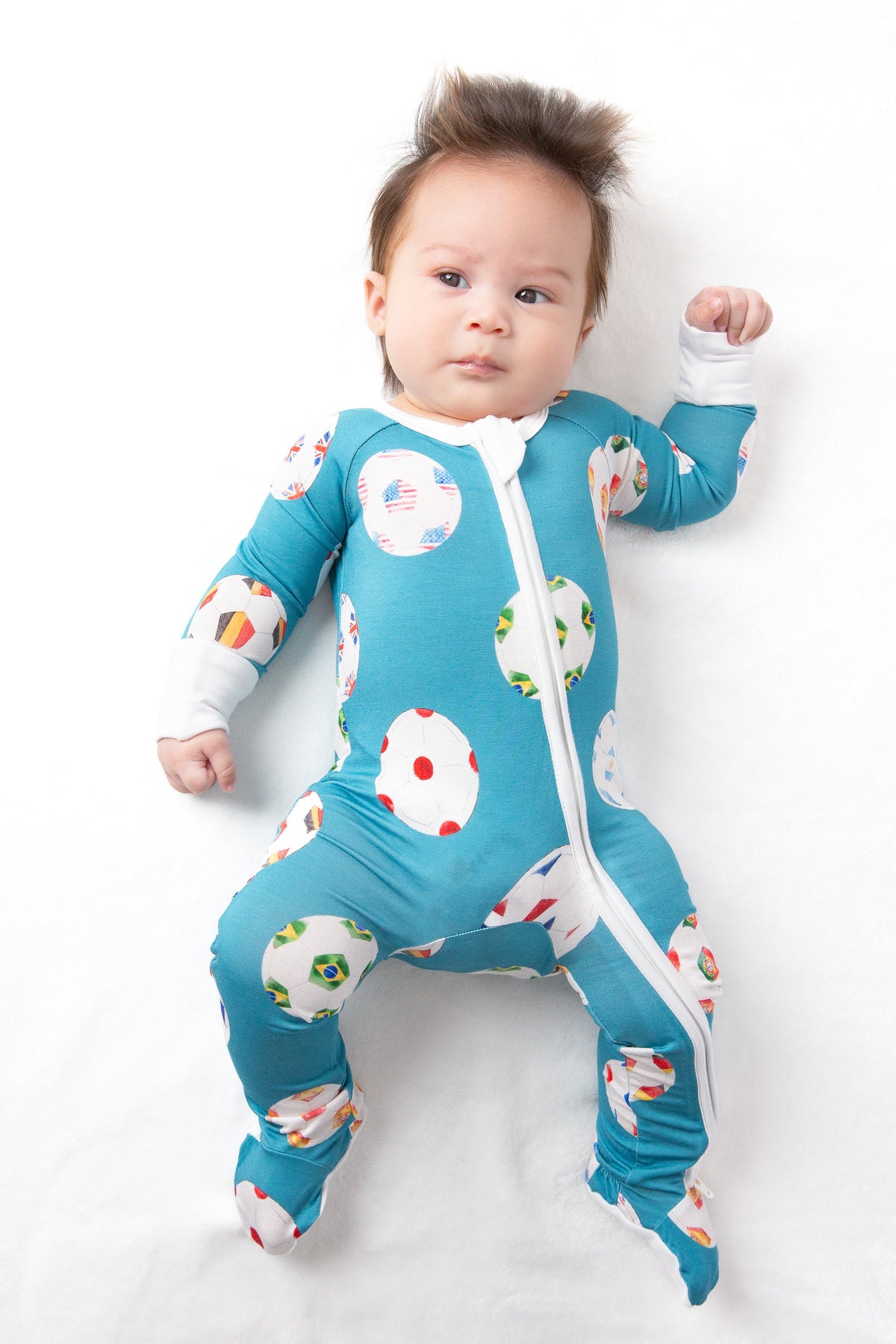 My Soccer Outfit Bamboo Baby Onesie | Soccer Baby Outfit by Rayn’s Tiny Stitches
