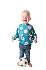 My First Soccer Outfit Bamboo Soccer Hoodie | Unisex Kids Hoodie Ages 18M–6Y by Rayn’s Tiny Stitches