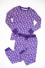 My First Snow Fall: Women 2 Piece Penguin Jogger Pajamas by Rayn’s Tiny Stitches
