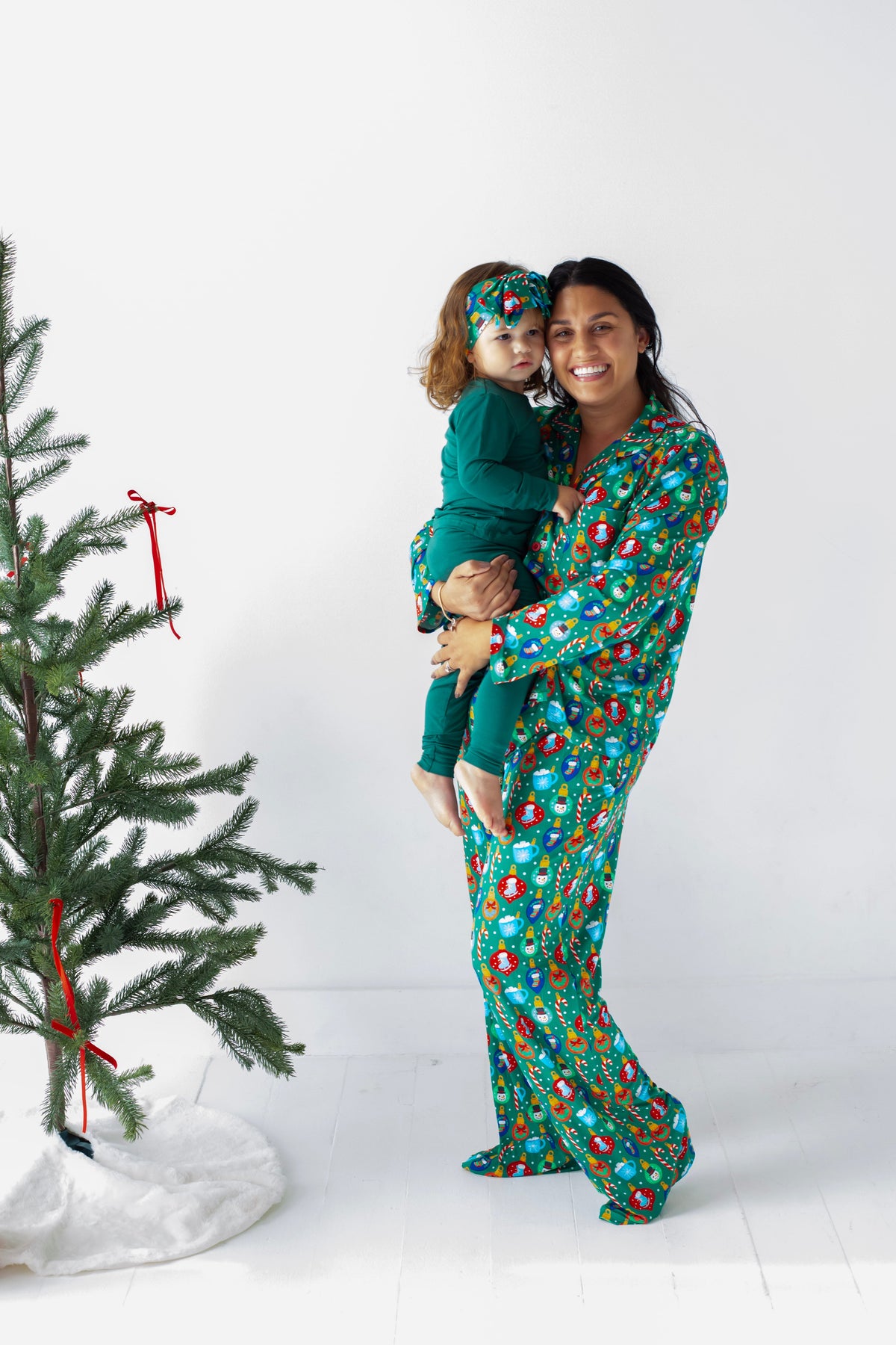 My First Christmas Bamboo Pajamas-Women's 2 Piece Set by Rayn’s Tiny Stitches