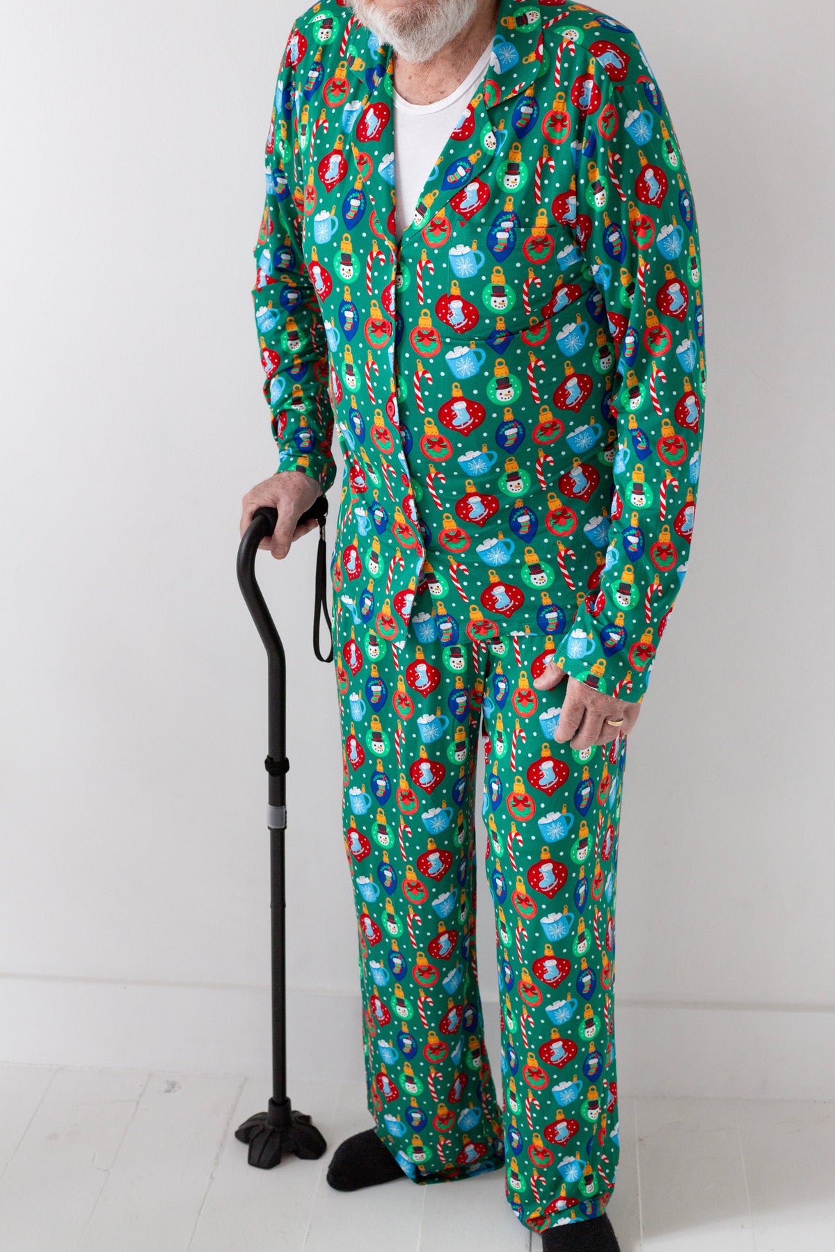 My First Christmas Bamboo Pajamas- Men 2 Piece by Rayn’s Tiny Stitches