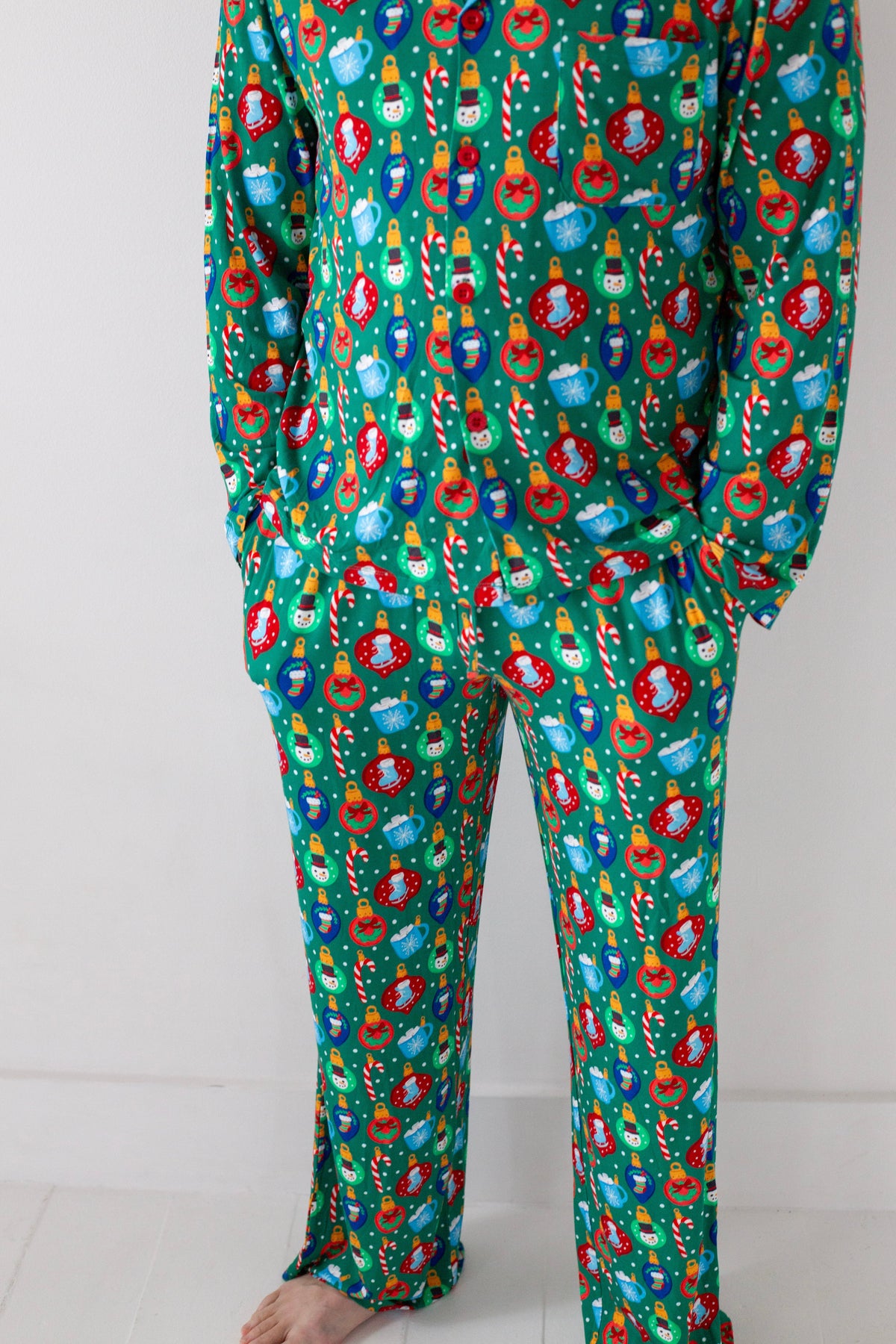 My First Christmas Bamboo Pajamas- Men 2 Piece by Rayn’s Tiny Stitches