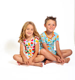 Beach Short Pajamas for Kids | Lightweight Summer Sleepwear by Rayn’s Tiny Stitches
