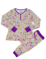 My First Bloom Women’s Bamboo Pajamas | Jogger Set by Rayn’s Tiny Stitches