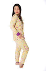 My First Bloom Women’s Bamboo Pajamas | Jogger Set by Rayn’s Tiny Stitches