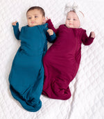 Solid Sleep Sack Bamboo Double Zip Baby Sleep Sack | Wearable Blanket by Rayn’s Tiny Stitches