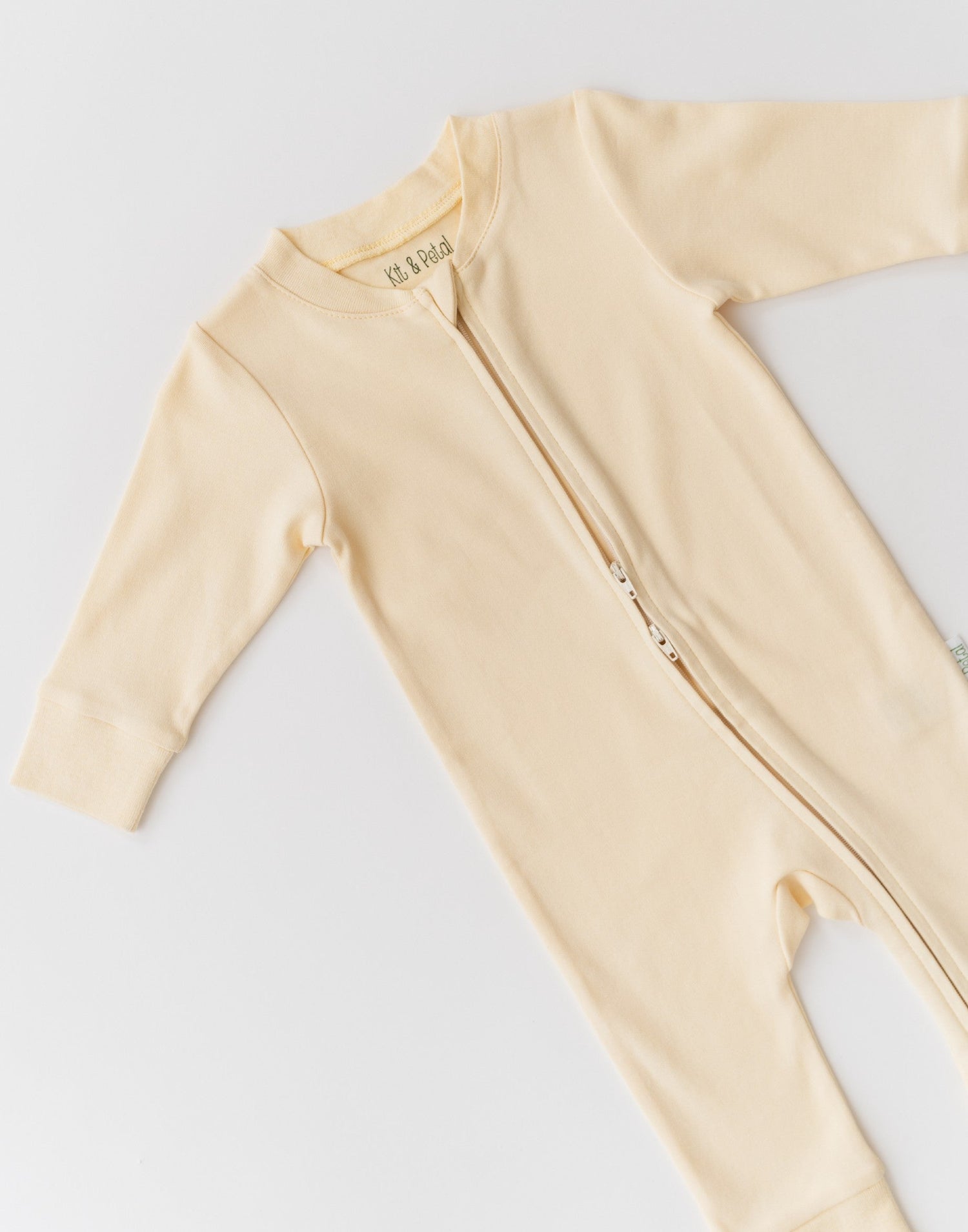 Long Sleeve Romper in Sunny Yellow