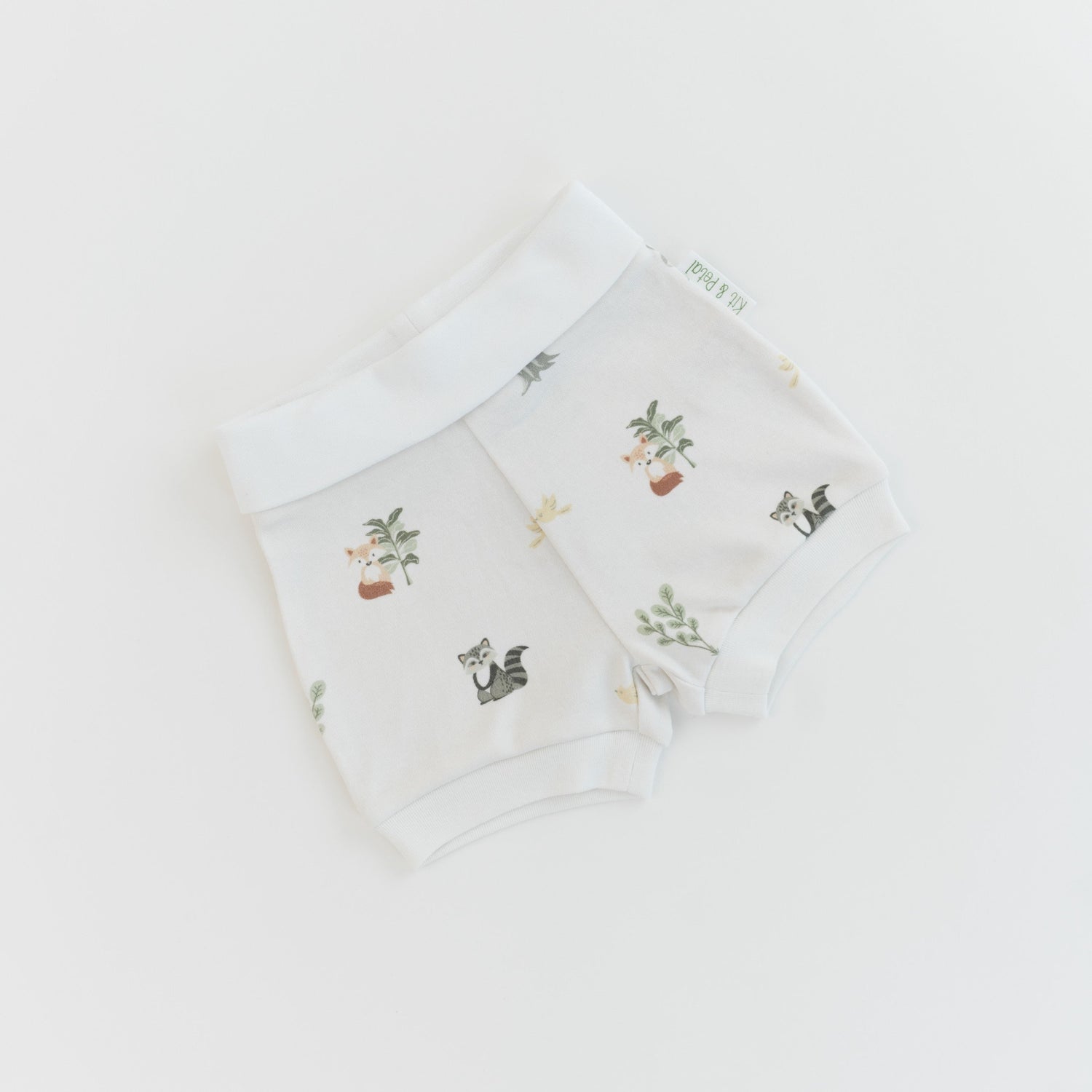 Fold-Over Shorts in Forest Friends