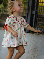 Polyester Spandex Bloomer Set - Gingham Ruffle Collar Bow by Rylee Faith Designs