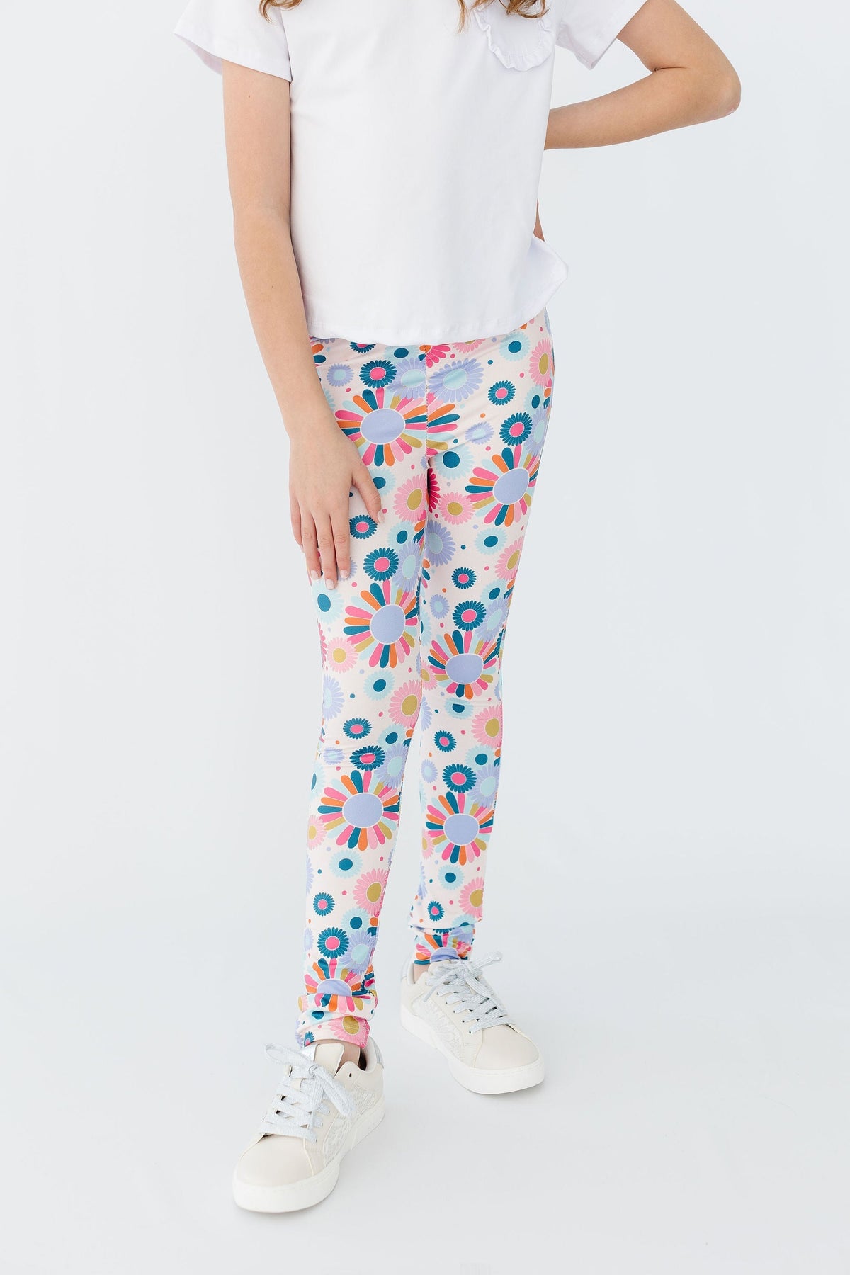 Mila & Rose Keep Growing organic baby leggings