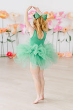 Mila & Rose ® Kelly Green Tank Tutu Leotard With Fluffy Layers For Girls - Everetts Place Boutique - 