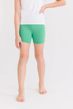 Kelly Green Twirl Shorts For Girls High Waisted Layering Mila & Rose ® Everetts Place: Online Boutique