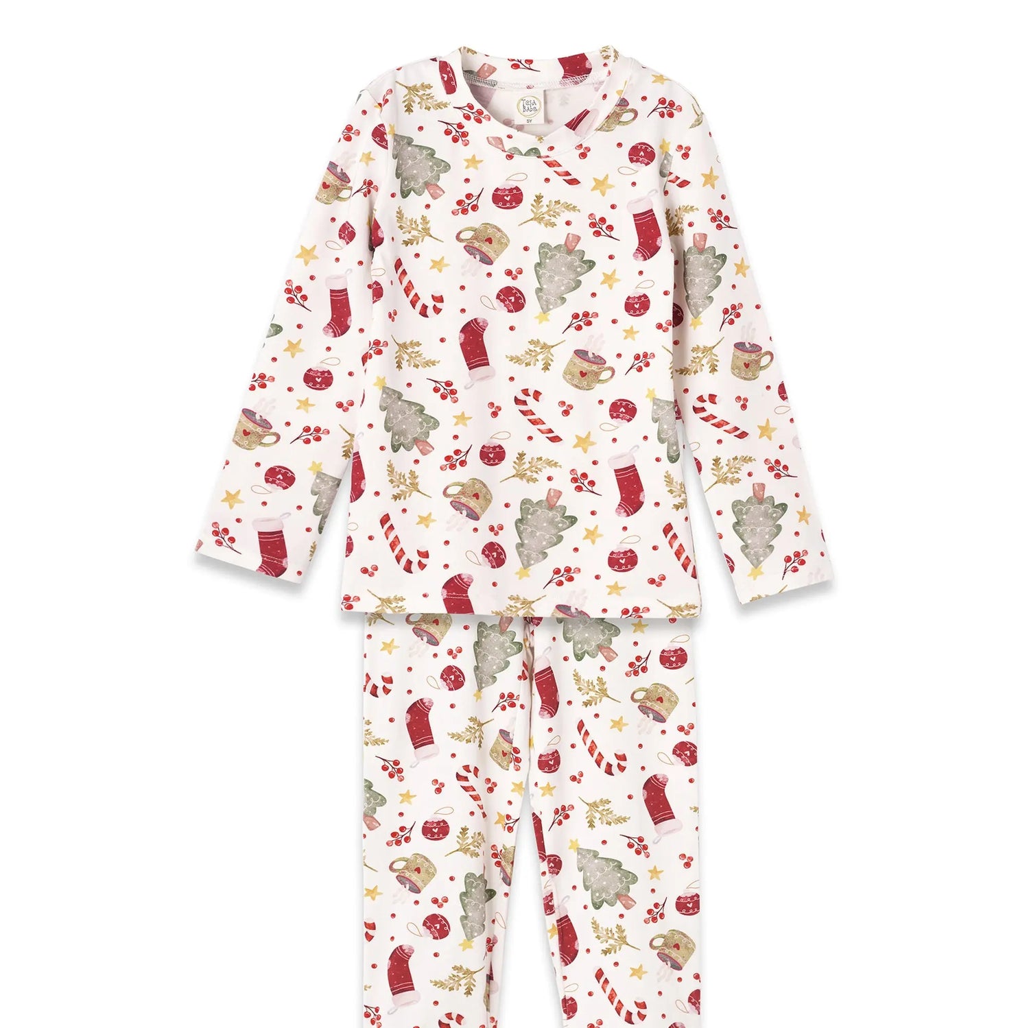 Tesa Babe Kids Christmas Pajama Set Soft Bamboo Sleepwear Noel - Apparel & Accessories > Clothing > Sleepwear & Loungewear > Pajamas Kid's Pajamas