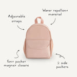 Mushie Kids Mini Backpack Water Repellent Easy Clean Adjustable Straps - Luggage & Bags > Backpacks Toddler Backpack