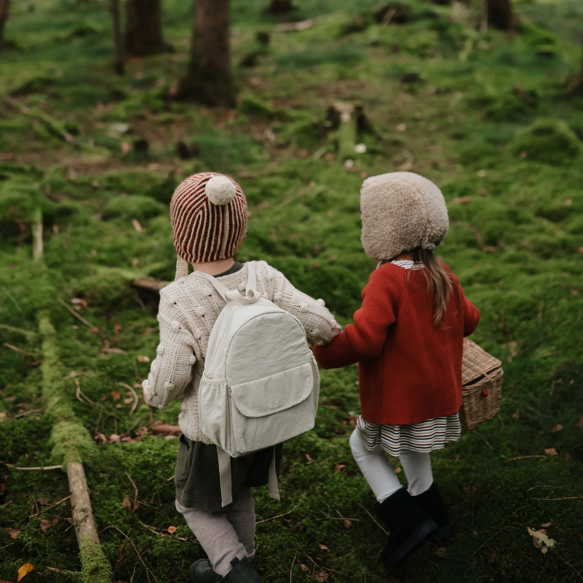 Kids Mini Backpack Water Repellent Easy Clean Adjustable Straps Mushie Everetts Place: Online Boutique