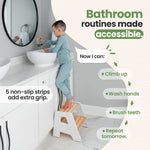 Solid Hardwood 2-Step Toddler Step Stool by Ocodile.com
