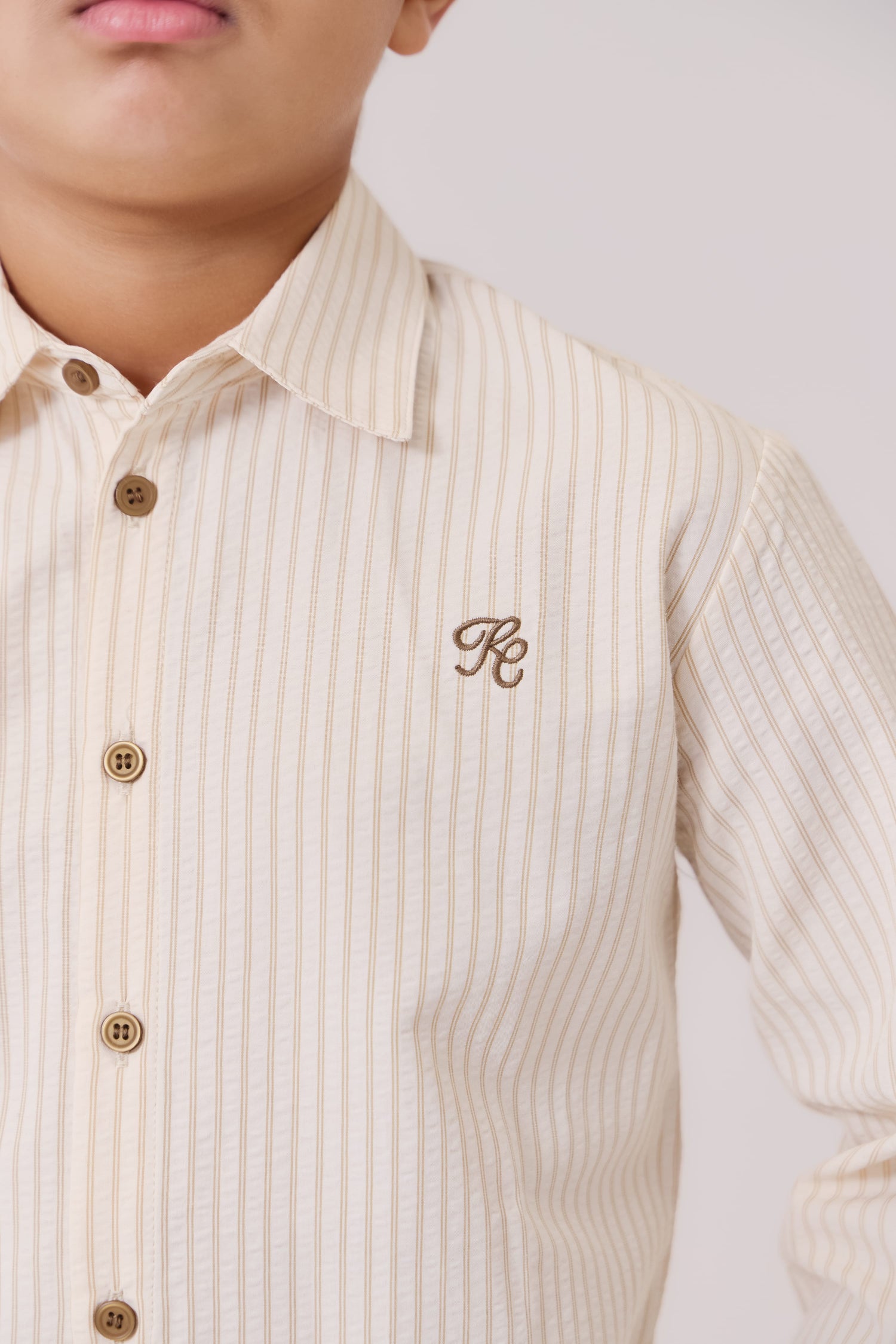 Sol Stripe Shirt - Mustard