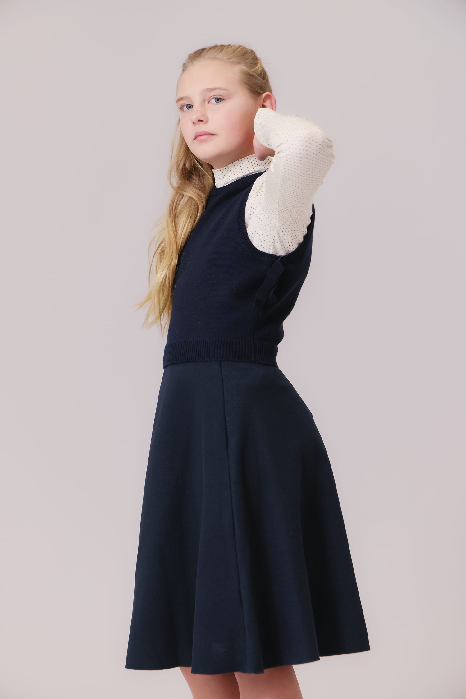 Sienna Knit Vest - Navy
