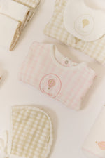 Ciel Enfant Gingham Footie - Pink by KIPP™ Collection