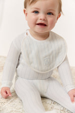 Stripe Stamp Bib - Blue by KIPP™ Collection