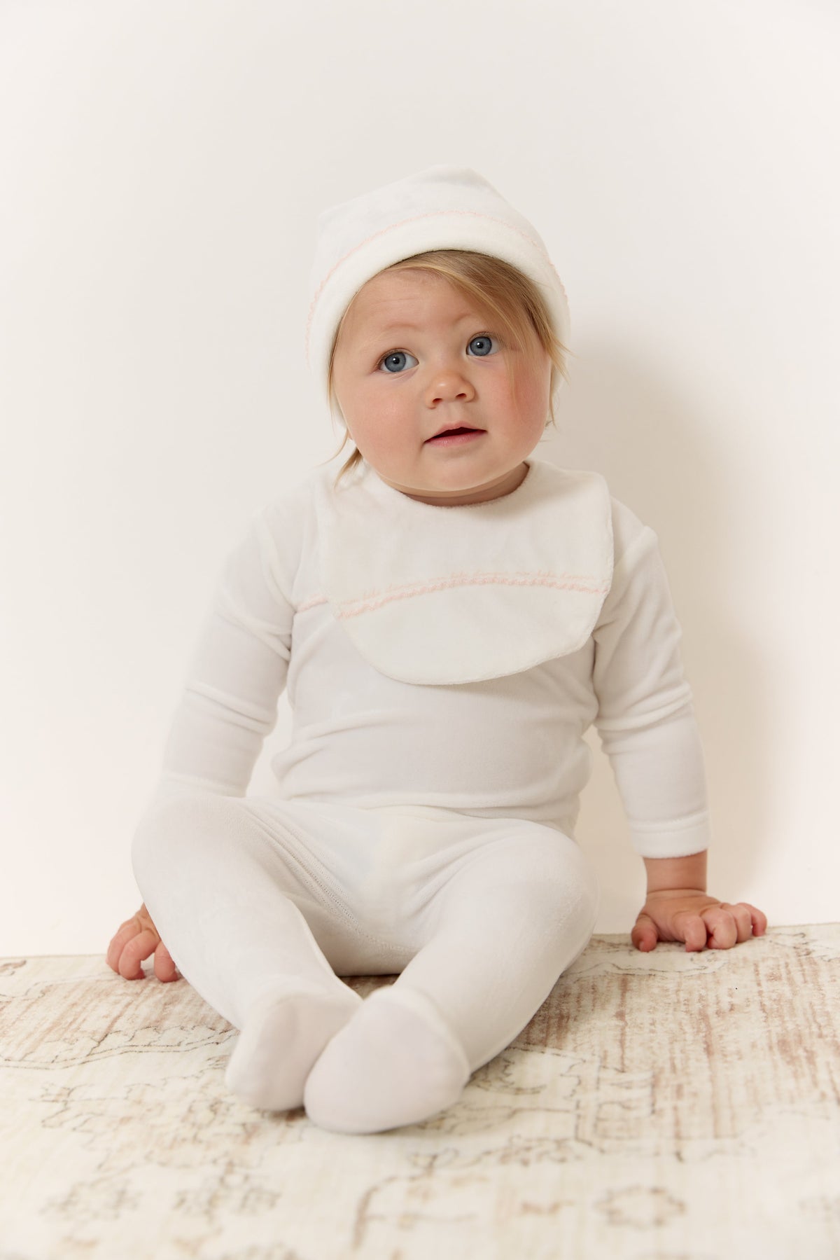 Mon Bebe D'Amour Bib - Pink by KIPP™ Collection